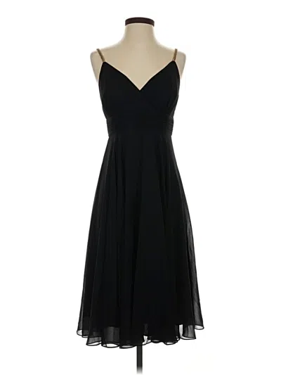 Pre-owned Donna Morgan Cocktail Dress In Black