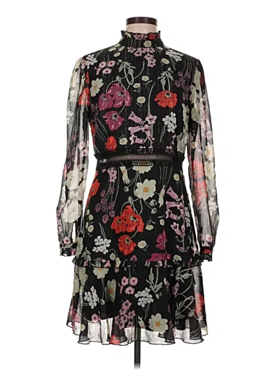 Pre-owned Donna Morgan Cocktail Dress In Black