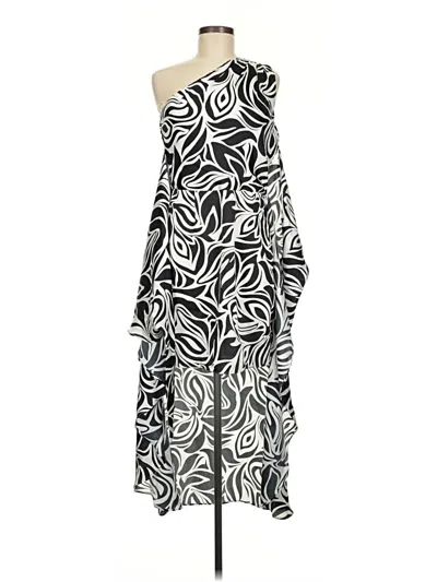 Pre-owned Donna Morgan Cocktail Dress In Black