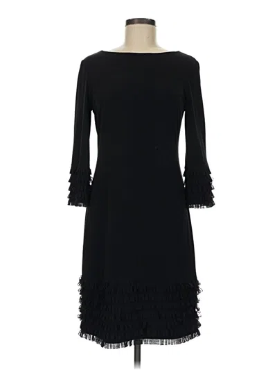 Pre-owned Donna Morgan Cocktail Dress In Black