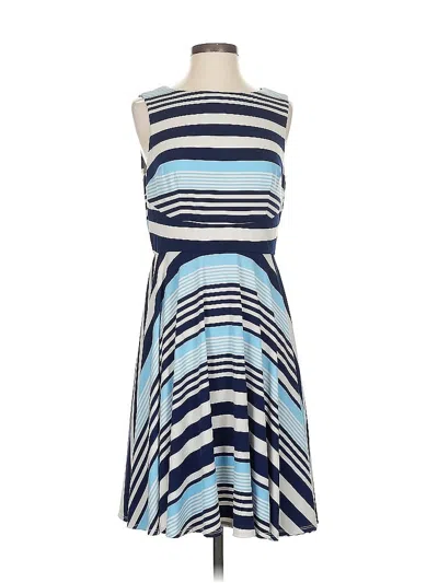 Pre-owned Donna Morgan Cocktail Dress In Blue
