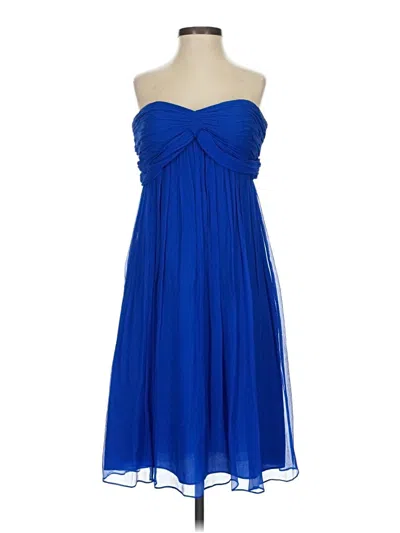Pre-owned Donna Morgan Cocktail Dress In Blue