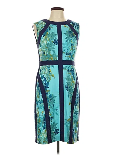 Pre-owned Donna Morgan Cocktail Dress In Blue
