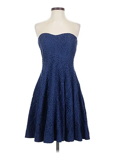 Pre-owned Donna Morgan Cocktail Dress In Blue
