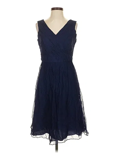Pre-owned Donna Morgan Cocktail Dress In Blue