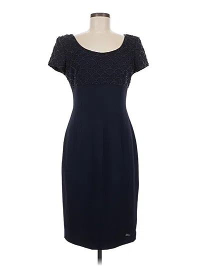 Pre-owned Donna Morgan Cocktail Dress In Blue