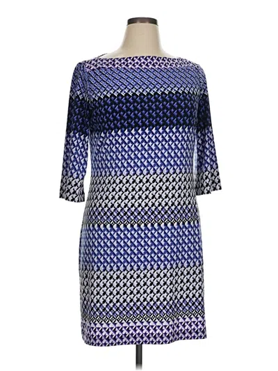 Pre-owned Donna Morgan Cocktail Dress In Blue