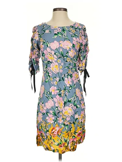 Pre-owned Donna Morgan Cocktail Dress In Blue