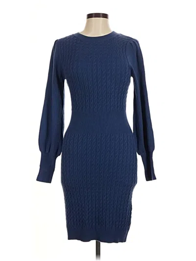 Pre-owned Donna Morgan Cocktail Dress In Blue