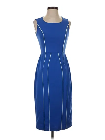 Pre-owned Donna Morgan Cocktail Dress In Blue
