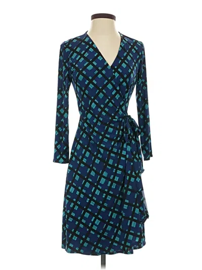 Pre-owned Donna Morgan Cocktail Dress In Blue