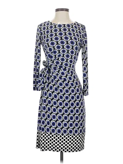 Pre-owned Donna Morgan Cocktail Dress In Blue