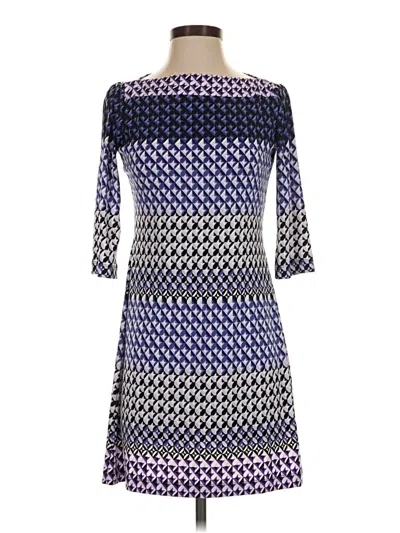 Pre-owned Donna Morgan Cocktail Dress In Blue