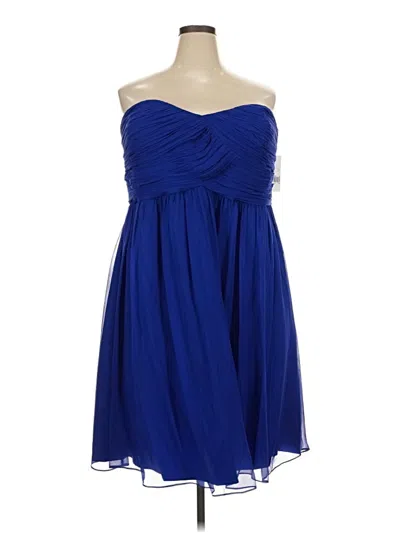 Pre-owned Donna Morgan Cocktail Dress In Blue