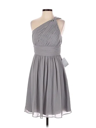 Pre-owned Donna Morgan Cocktail Dress In Gray