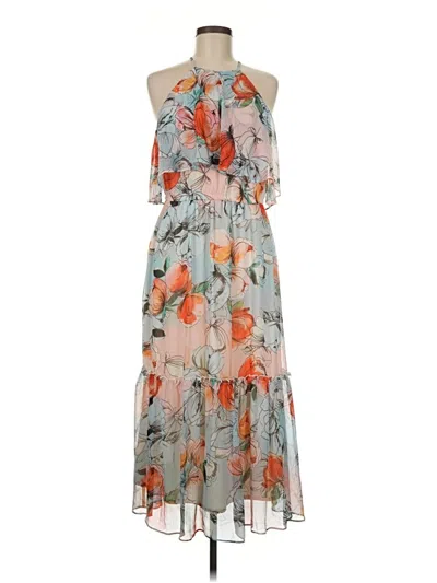 Pre-owned Donna Morgan Cocktail Dress In Gray