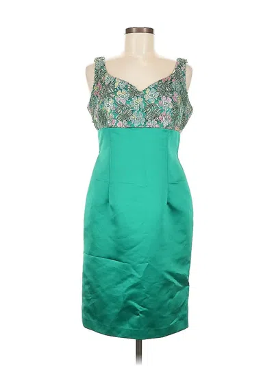 Pre-owned Donna Morgan Cocktail Dress In Green