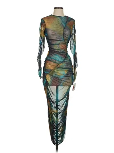 Pre-owned Donna Morgan Cocktail Dress In Green