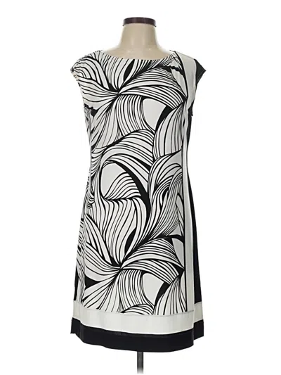Pre-owned Donna Morgan Cocktail Dress In Ivory