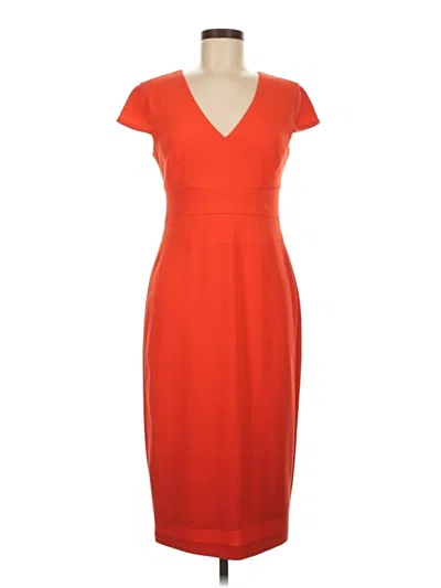 Pre-owned Donna Morgan Cocktail Dress In Orange