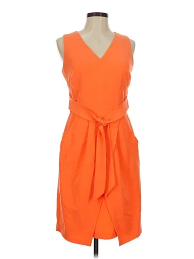 Pre-owned Donna Morgan Cocktail Dress In Orange