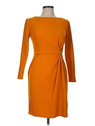 Pre-owned Donna Morgan Cocktail Dress In Orange