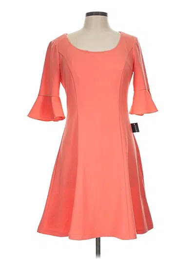 Pre-owned Donna Morgan Cocktail Dress In Orange