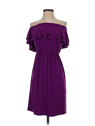 Pre-owned Donna Morgan Cocktail Dress In Purple