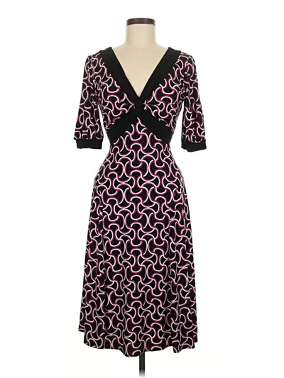 Pre-owned Donna Morgan Cocktail Dress In Purple
