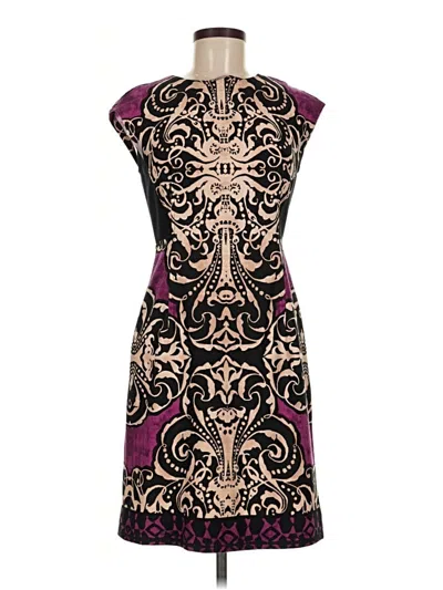 Pre-owned Donna Morgan Cocktail Dress In Purple