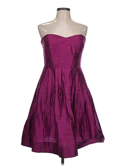 Pre-owned Donna Morgan Cocktail Dress In Purple