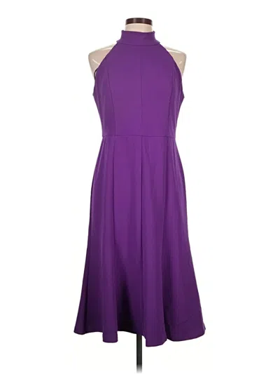 Pre-owned Donna Morgan Cocktail Dress In Purple