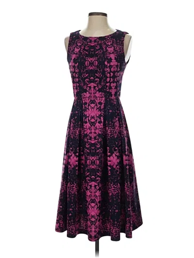 Pre-owned Donna Morgan Cocktail Dress In Purple