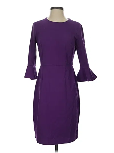 Pre-owned Donna Morgan Cocktail Dress In Purple