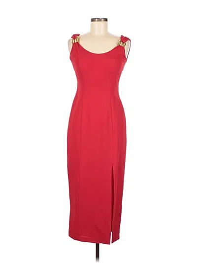 Pre-owned Donna Morgan Cocktail Dress In Red