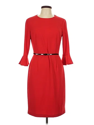 Pre-owned Donna Morgan Cocktail Dress In Red