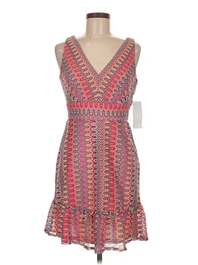 Pre-owned Donna Morgan Cocktail Dress In Red