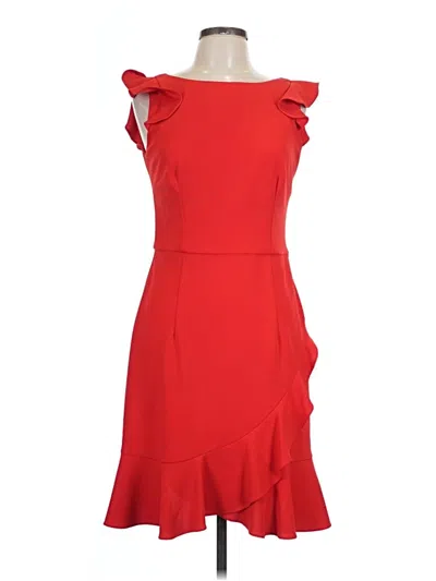Pre-owned Donna Morgan Cocktail Dress In Red