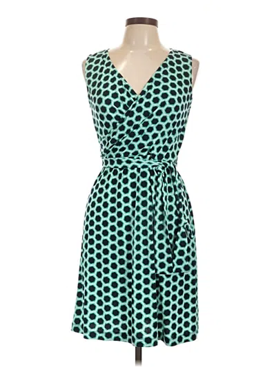 Pre-owned Donna Morgan Cocktail Dress In Teal