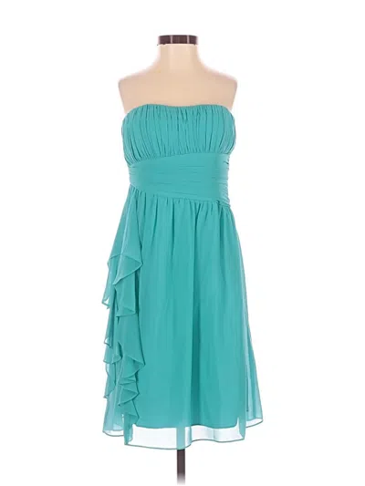 Pre-owned Donna Morgan Cocktail Dress In Teal