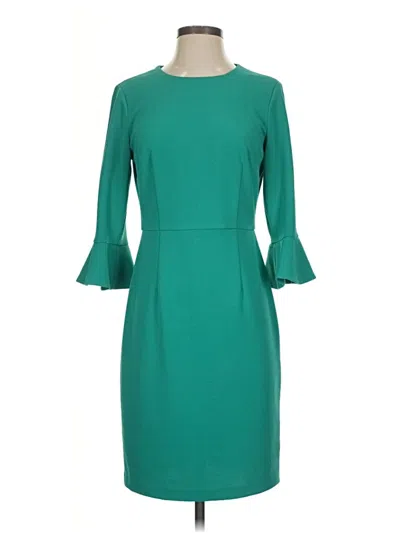 Pre-owned Donna Morgan Cocktail Dress In Teal