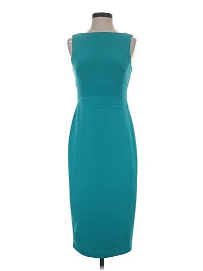 Pre-owned Donna Morgan Cocktail Dress In Teal