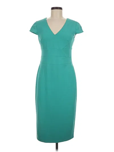 Pre-owned Donna Morgan Cocktail Dress In Teal