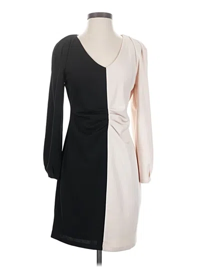 Pre-owned Donna Morgan Cocktail Dress In White