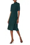 Donna Morgan D6953m Short Midi A Line Cocktail Dress In Green