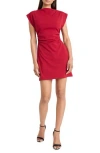 Donna Morgan For Maggy Cap Sleeve Minidress In Multi