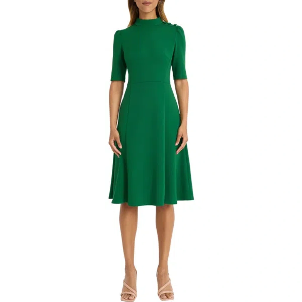 donna morgan fit & flare dress Kimora in Graceful Flowers Mini Fit & Flare Dress main image 0