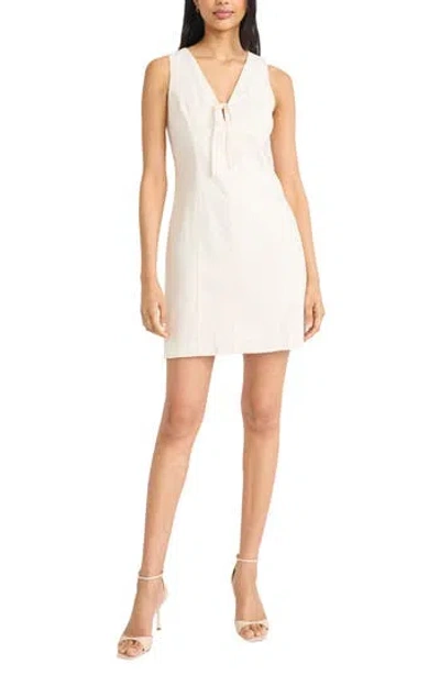Donna Morgan For Maggy Sleeveless Linen Blend Sheath Dress