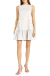 Donna Morgan Solid Sleeveless Dress In Ivory