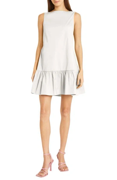 Donna Morgan Solid Sleeveless Dress In Ivory